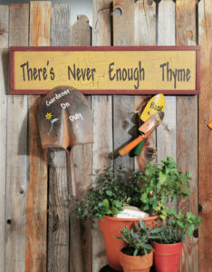 Herb Gardening Tips: Make Personalized Garden Signs Image